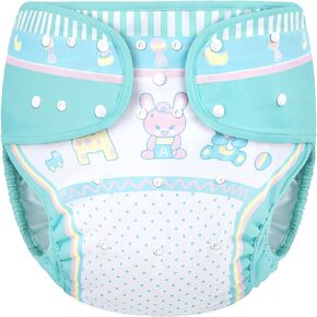 Littleforbig Washable Adjustable Reusable Waterproof Cloth Adult Diaper Wrap Cover One Size - Baby Parade