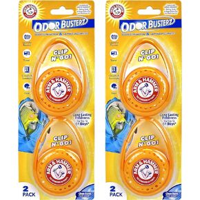 Arm & Hammer Odor Busterz - Clip N Go, 4 Count Deodorizer Pack in Kuwait