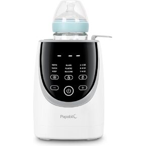 جهاز تسخين الزجاجات القابل للدوران من بابليك، جهاز نوتري لتدفئة زجاجات الأطفال 9 في 1 لحليب الأم والتركيبة والتغذية الليلية، تسخين موحد للحفاظ على العناصر الغذائية، تحكم ذكي في درجة الحرارة، إيقاف تلقائي in Kuwait