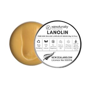 Pure New Zealand Lanolin EP Grade 200g- Effective nipple cream rich in vitamin D3