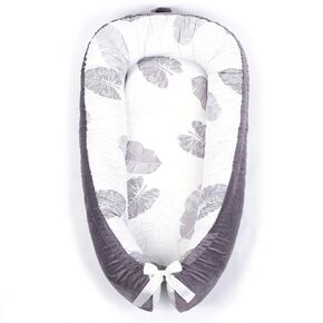 Baby Lounger Cover for Co Sleeping Baby Portable Lounger Nest Infant Bassinet Reversible 100% Cotton Newborn Lounger Cover for Bedroom/Travel