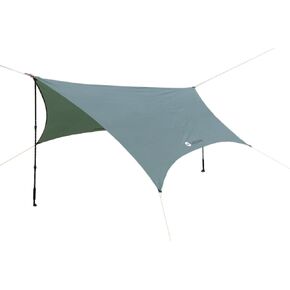 Hotcore Wingman Waterproof Camping Tarp, Lightweight with 2000mm Waterproof Coatin (Large 12' x 9.5')