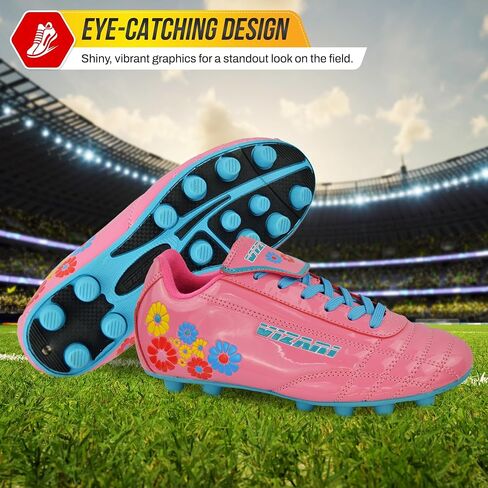 حذاء رياضي للأطفال مطبوع عليه Blossom FG Soccer Shoes من Vizari in Kuwait