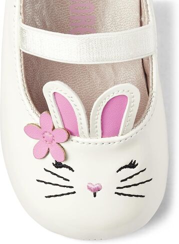 Gymboree Baby-Girl's Bunny Ear Slip on Ballet Flat in Saudi Arabia