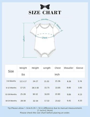 A&J DESIGN Baby Boys Tuxedo Bodysuit One-Piece with Bow tie 3-24 Months | Infant Outfit, Embroidered, Breathable, Pure Cotton, Lightweight, Real Bow Tie, Short Sleeve Skin-Friendly, Birthday, Formal in Saudi Arabia