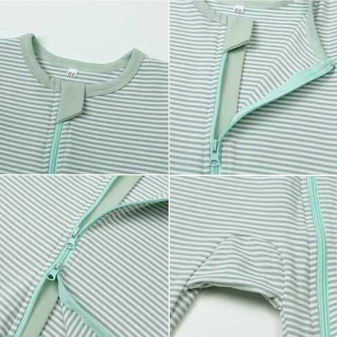 مجموعة من قطعتين من ملابس الأطفال الصغار بسحاب من القطن بأكمام قصيرة وسحاب في اتجاهين وقطعة واحدة in Kuwait