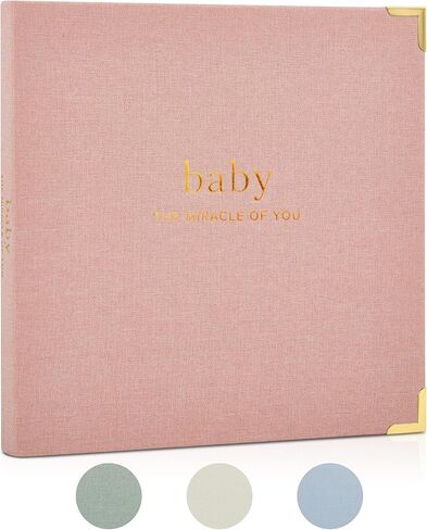 Keepsake Baby Memory Book for Boys and Girls – Timeless First 5 Year Baby Book – Gender Neutral Beige Baby Journal Scrapbook or Photo Album - A Milestone Book to Record Every Event from Birth to Age 5 in Saudi Arabia