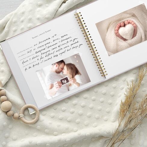 Keepsake Baby Memory Book for Boys and Girls – Timeless First 5 Year Baby Book – Gender Neutral Beige Baby Journal Scrapbook or Photo Album - A Milestone Book to Record Every Event from Birth to Age 5 in Saudi Arabia
