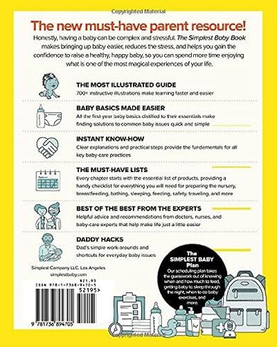 The Simplest Baby Book in the World: The Illustrated, Grab-and-Do Guide for a Healthy, Happy Baby in Saudi Arabia