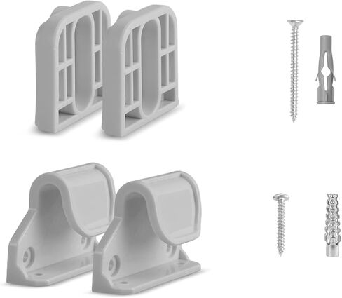 أجزاء بديلة لبوابة الأطفال القابلة للسحب، 78 بوصة عرض × 33 بوصة ارتفاع، ملحقات بوابة الأطفال القابلة للسحب من Likzest (بما في ذلك 2 × مزالج + 2 × دعامات + 2 مجموعة من البراغي) للبوابة القابلة للسحب (رمادي) in Kuwait