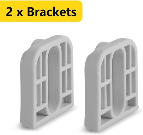أجزاء بديلة لبوابة الأطفال القابلة للسحب، 78 بوصة عرض × 33 بوصة ارتفاع، ملحقات بوابة الأطفال القابلة للسحب من Likzest (بما في ذلك 2 × مزالج + 2 × دعامات + 2 مجموعة من البراغي) للبوابة القابلة للسحب (رمادي) in Kuwait