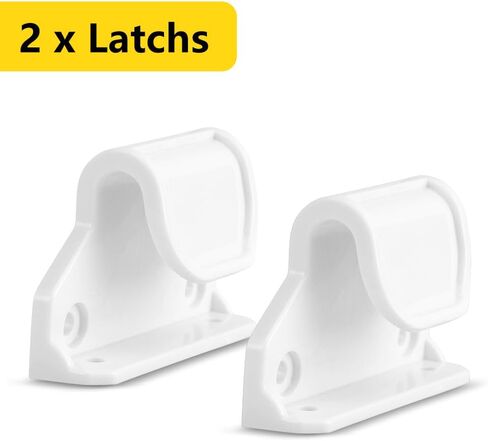 أجزاء بديلة لبوابة الأطفال القابلة للسحب، 78 بوصة عرض × 33 بوصة ارتفاع، ملحقات بوابة الأطفال القابلة للسحب من Likzest (بما في ذلك 2 × مزلاج + 2 × دعامات + 2 مجموعة من البراغي) للبوابة القابلة للسحب (أبيض) in Kuwait