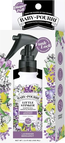 مزيل الروائح الكريهة لحفاضات ليتل ستينكر من بيبي بوري، 3.4 أونصة سائلة - اللافندر والبرغموت والأوكالبتوس والفانيليا in Saudi Arabia