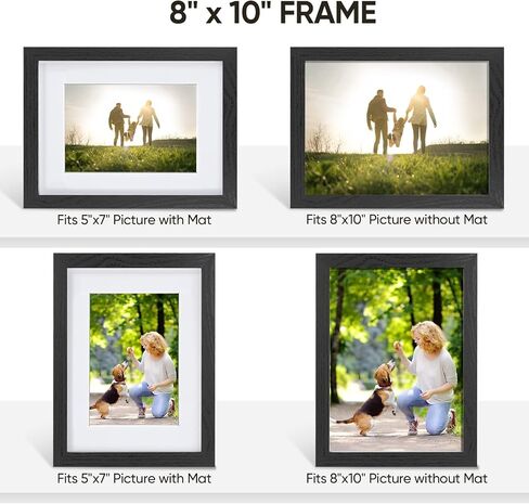 Nacial 4x6 Picture Frame Set of 4, Rustic Retro White Picture Frames with Tempered Glass, Display Pictures 3.5 x 5 with Mat or 4 x 6 Without Mat, White Photo Frame for Wall and Table Mounting in Saudi Arabia