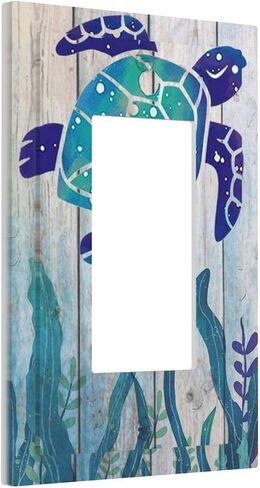 Rocket Planets Astronaut Blue Decorative Single Rocker Light Switch Covers 1 Gang Outlet Cover Wall Plate Decorative GFCI Switchplate Faceplate for Nursery Kidsroom Bedroom Decor in Saudi Arabia