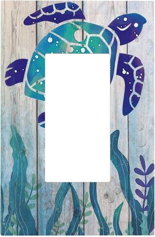 Rocket Planets Astronaut Blue Decorative Single Rocker Light Switch Covers 1 Gang Outlet Cover Wall Plate Decorative GFCI Switchplate Faceplate for Nursery Kidsroom Bedroom Decor in Saudi Arabia