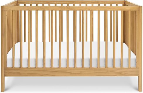 DaVinci Birdie 3-in-1 Convertible Crib, Honey, Easy Assemble, Greenguard Gold Certified in Kuwait