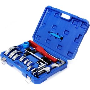 Tube Bender Kit Refrigeration Ratcheting Tubing Benders with Reverse Bending Attachment Hand Tool 1/4 to 7/8 Inch