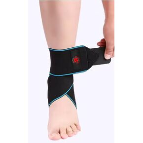Ankle Braces with Loop - Single Breathable Ankle Support Brace for Plantar Fasciitis Relief, Achilles Tendonitis & Ankle Sprain, Ankle Stabilizer, One Size Fits All (One Size, 1, count)