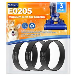 MyKEEPOW E0205 Vacuum Belt Compatible with Eureka PowerSpeed Lightweight Vacuum Cleaner NEU180, NEU181, NEU182, NEU182A, NEU182B, NEU186, NEU188,NEU192 (5 Pack）
