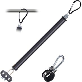 16" Double Tender Spring Kit with 3in1 Hose Holder and 3-Hole Clamp Holder Heavy Duty Tender Spring for Semi Truck Air Lines Kit 2 Style Air Lines Holders for Semi Truck Trailer Tractor