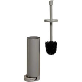 Zenna Home Matte Black Smart Accessories NeverRust Rustproof Easy Clean Toilet Bowl Brush Holder (EBH1ALBKL)