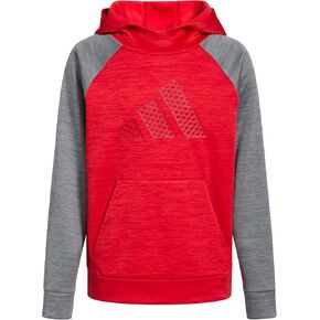 adidas Boys' Pullover Hoodie Poly Hooded Sweatshirt