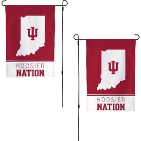Desert Cactus Indiana University Garden Flag Hoosiers Bloomington Banner 100% Polyester (Design M)