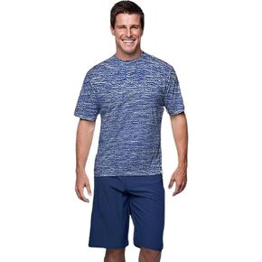 Banana Boat Men Rash Guard Short Sleeve tee Shirt for Men | Waterproof | UPF 50+ | UV Protection | Quick-Dry
