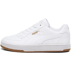 PUMA Men's Caven 2.0 Sneaker, White-Gold-Gum, 13