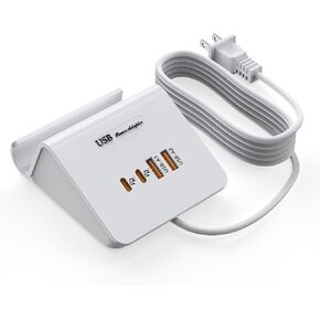 WUKUR USB C Charger Block 25W, Multiple USB Charging Station for iPhone 15/14/13/12, iPad, Samsung Galaxy, Google Pixel, and More(Black 25W)