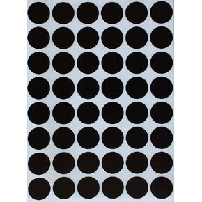 Royal Green Round Stickers 5/8" inch in 18 Assorted Colors. Colored Sticker dots 17mm - 864 Pack