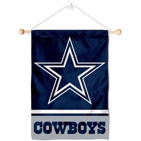 Dallas Cowboys Banner Window Wall Hanging Flag with Suction Cup