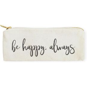 The Cotton & Canvas Co. Closed Eyelashes Small Cosmetic Case and Travel Pouch for Office and On the Go in Saudi Arabia