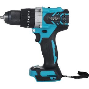 Brushless Cordless Drill, 1300 In-lb(150N.m) Torque Electric Drill for Makita Battery, 1/2" Driver-Drill,2 Variable Speed Drill Driver Kit with 21-Torque Setting