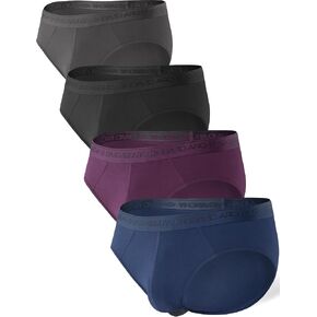 DAVID ARCHY Men's Briefs Micro Modal Underwear Comfortable Soft Dual Pouch Briefs for Men 4 or 7 Pack in Kuwait