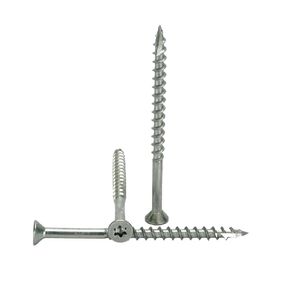 5 LB 305 Stainless Torx Deck Screw #10 x 3 Flat Head w/Nibs, Type 17 Point, Bit Included (#10x3" 360 PCS)