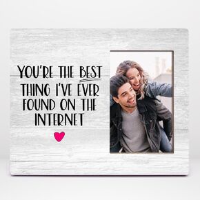 Orchroma Couples Gifts Picture Frame,Long Distance Relationship Gifts for Boyfriend Girlfriend,Valentines Love Gifts for Him Her,Online Dating Remembrance Gift Picture Frames,8x10 Picture Frame