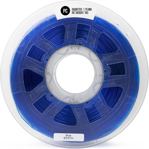 Gizmo Dorks 3mm (2.85mm) PC Polycarbonate Filament 1kg / 2.2lbs for 3D Printers, Black in Kuwait