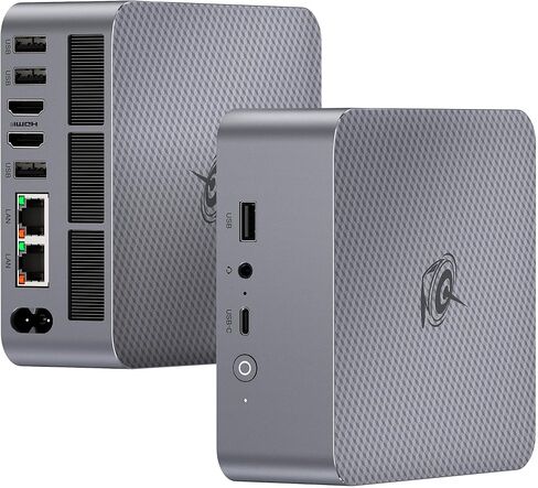 Beelink Mini PC AMD Ryzen 9 6900HX Up to 4.9GHz 8C/16T, SER6 32GB DDR5 RAM 1TB SSD PCIe4.0, Radeon 680M Graphics 12core 2400 MHz, 2.5G LAN Mini Computer WiFi 6/BT5.2/HDMI/DP/USB4.0,Gaming/Office in Saudi Arabia