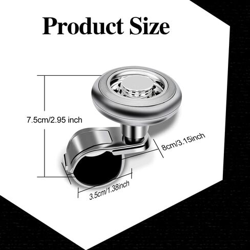 Car Steering Wheel Knob, Steering Wheel Spinner Knob, Universal Car Accessories Steering Spinner Knob Suitable for All Cars, Trucks, Semis, Tractors, Boats (Red) in Saudi Arabia