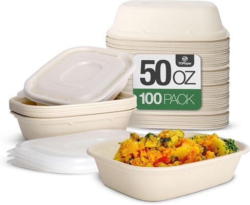 24 Oz Large Paper Bowls, 90 Pack Disposable Soup Bowls Plastic Free Party Supplies for Hot/Cold Food, Soup (24 OZ) in Saudi Arabia