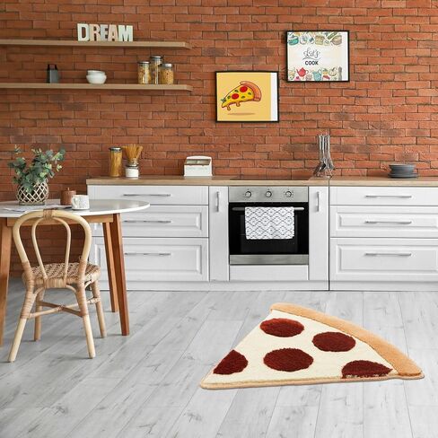 Hand Tufted Egg Rug 47x27 inches, Aesthetic Fun Accent Home Decor Soft Area Rug - Machine Washable Floor Carpet Mat for Kitchen, Living Room, Playroom - Housewarming Gift in Saudi Arabia
