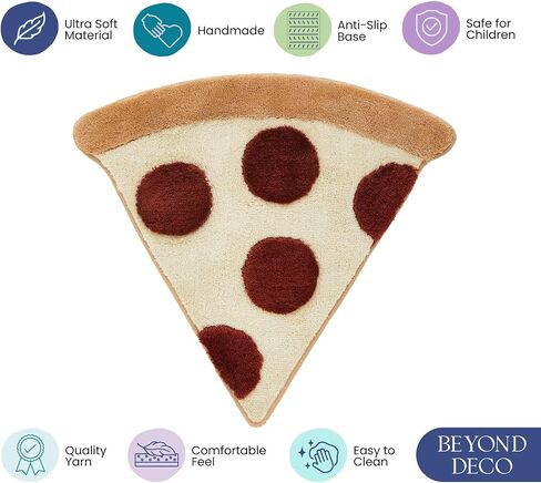 Hand Tufted Egg Rug 47x27 inches, Aesthetic Fun Accent Home Decor Soft Area Rug - Machine Washable Floor Carpet Mat for Kitchen, Living Room, Playroom - Housewarming Gift in Saudi Arabia