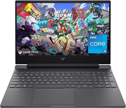 HP Victus 15.6 inch Laptop, FHD 144Hz Display, Intel Core i5-12450H, 8 GB RAM, 512 GB SSD, NVIDIA GeForce RTX 2050 GPU (4 GB Dedicated), Windows 11 Home, 15-fa1029nr (2024) in Saudi Arabia