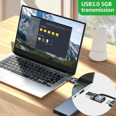 URANT (6Pack Adapter,USB C to USB 3.0 OTG Adapter,2 Type C Female to Lightning Male,2 Lightning Female to Type C Male Compatible with iPhone 15 14 13 12Pro Max Plus,Samsung Galaxy,Laptop,PC in Kuwait