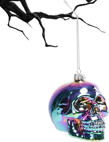 MUMTOP Halloween Witch Cauldrons Ornament, 3 of Pack Halloween Tree Decorations Glass Blown Hanging Witch Cauldron Ornaments for Halloween Indoor Outdoor Party Holiday Decor in Saudi Arabia