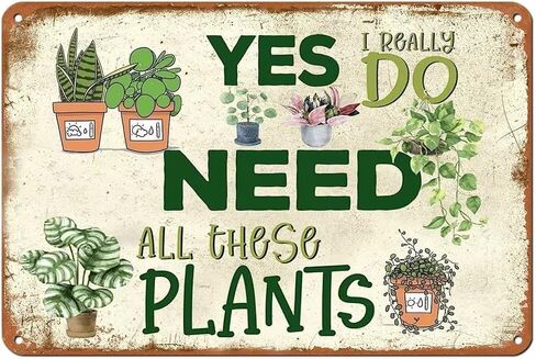 Funny Garden Signs for Outside,Funny Yard Signs for Home Kitchen Gardening Wall Decor Patio Signs 8x12 In in Saudi Arabia