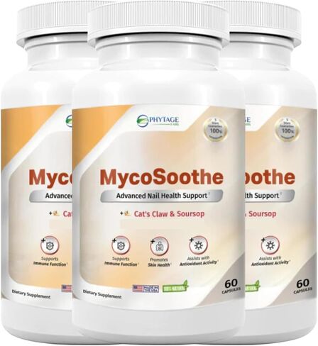 تركيبة MycoSoothe المتقدمة لدعم الشعر والبشرة والأظافر والمناعة - 60 كبسولة in Kuwait