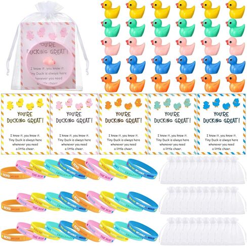 Fulmoon 120 Pieces Employee Appreciation Gifts Include 30 Pcs Sea Turtle Miniature Figurines,Silicone Bracelets,Funny Thank You Cards with 30 Pcs Organza Bags for Inspirational Gift in Saudi Arabia